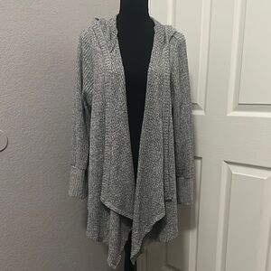 Cozy Torrid Gray Hooded Sweater - Size 2 / 2X